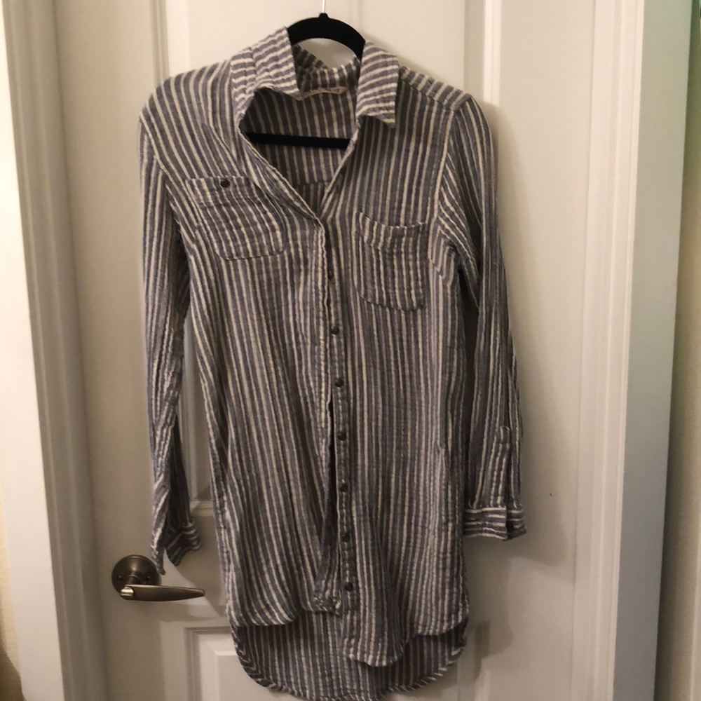 Vanilla Star long button down